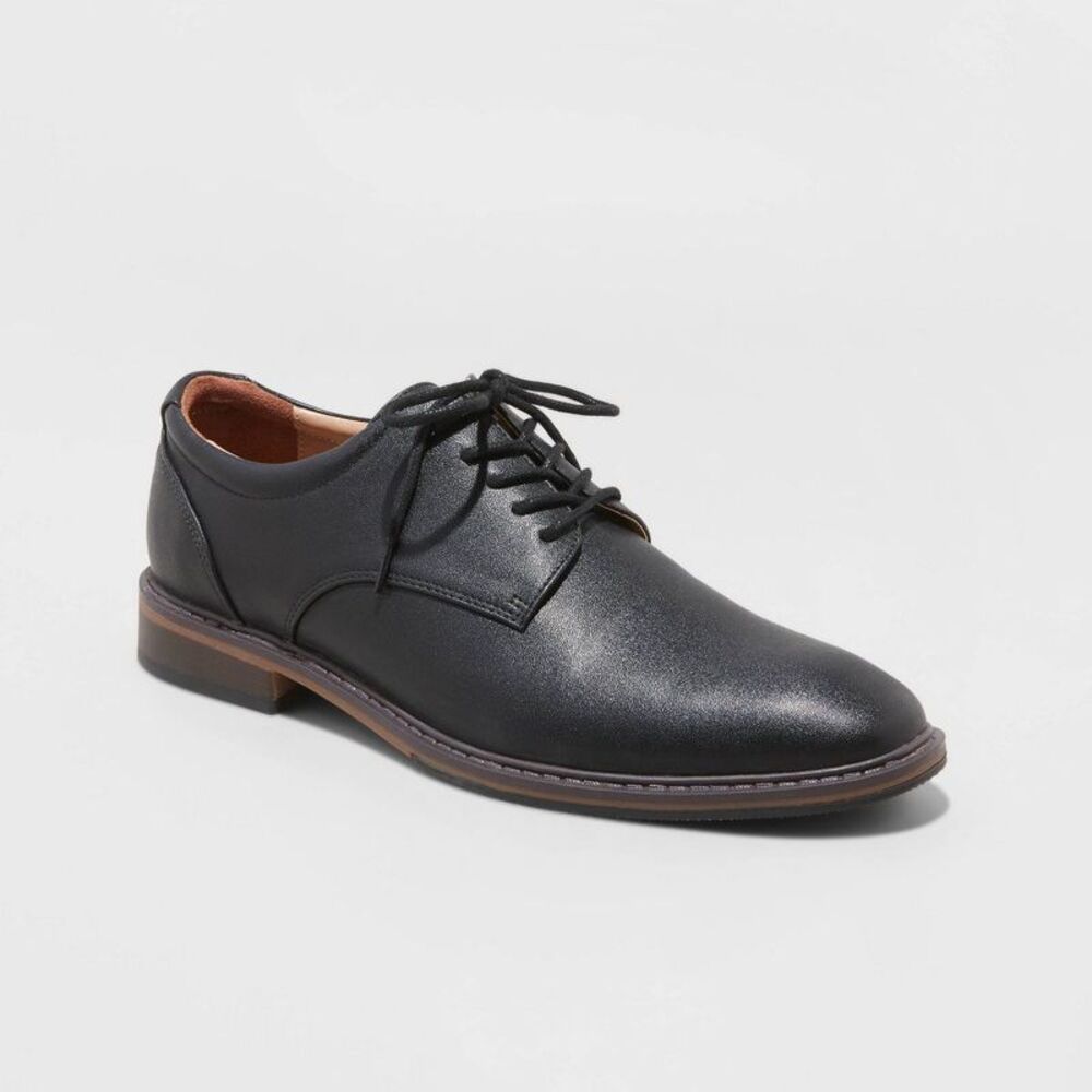 Open Box - Goodfellow & Co - Men's Leo Dress Shoes with Memory Foam  Black